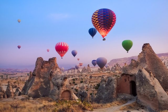 algunas fotos sacadas durante el paseo en globo en capadocia