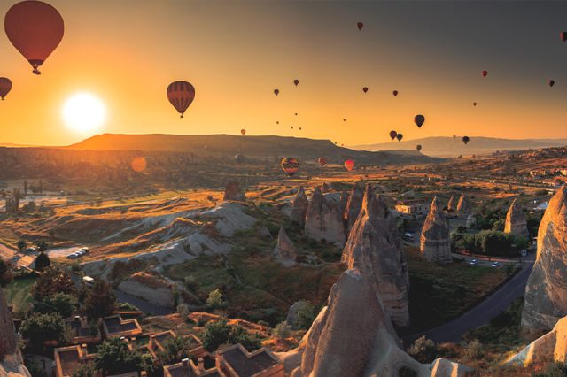 algunas fotos sacadas durante el paseo en globo en capadocia