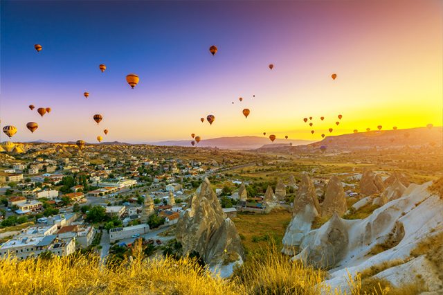 algunas fotos sacadas durante el paseo en globo en capadocia