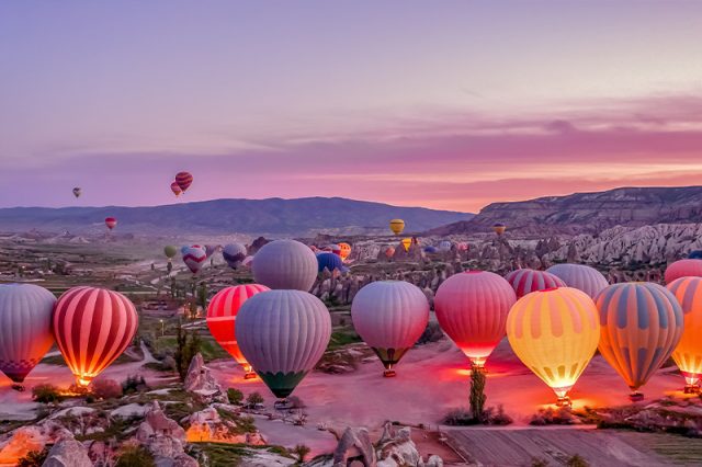algunas fotos sacadas durante el paseo en globo en capadocia